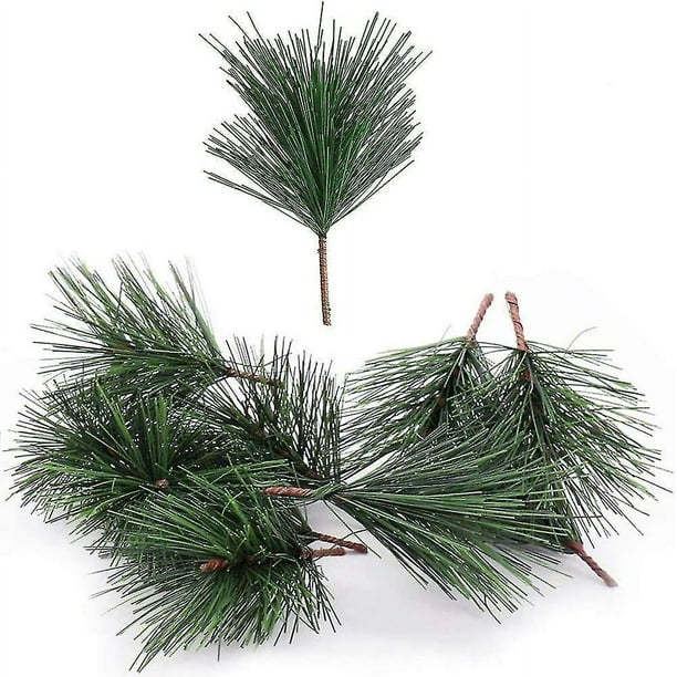 Ramas de pino YONGSHENG Agujas de pino Verde artificial 20 Ramas