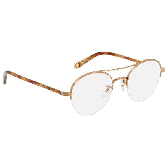 Garrett Leight MANCHESTER Demo Round Eyeglasses 3037 BG-FET 48