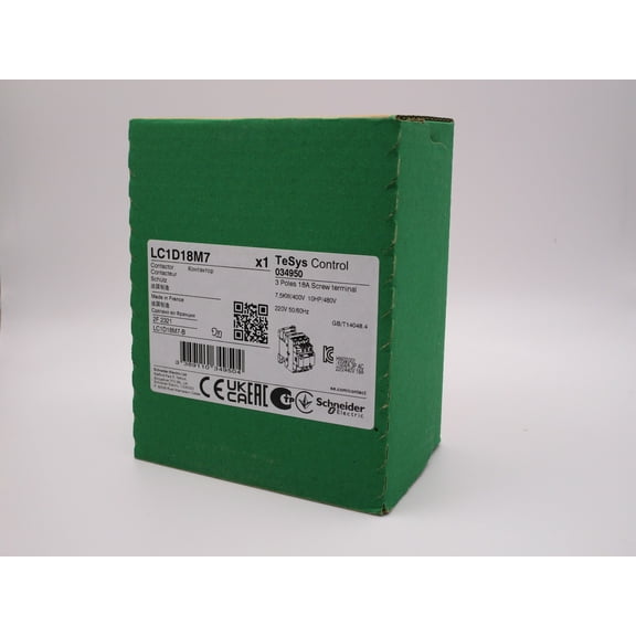 LC1D18M7 Original SCHNEIDER 220V Coil 18A Contactor Made in France