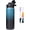 Blue/Black, variant on EP 18 oz Insulated Water Bottle with Handle, 304 Stainless Steel Water Bottles with Wide Mouth, Double Wall Vacuum Sports Water Bottle, BPA Free, Keep Cold and Hot, Black