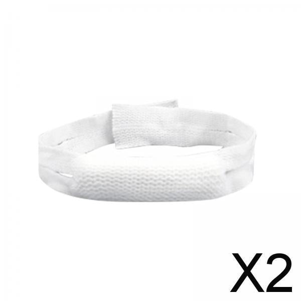 6x soporte elástico para vendaje Nasal, almohadilla Nasal en red, almohadilla Nasal, vendaje para oreja de nailon, vendaje Nasal externo para viajes de oficina 2 piezas