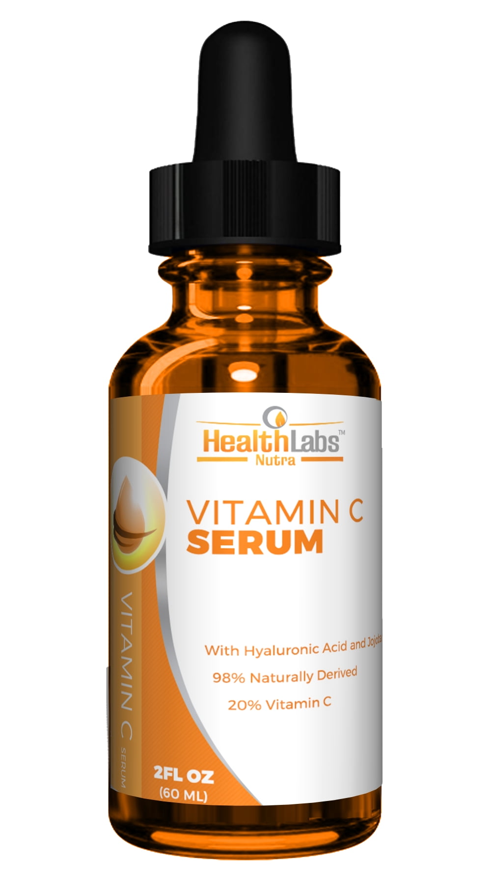 Health Labs Nutra Natural Vitamin C Serum with Hyaluronic Acid and