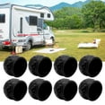 thumbnail image 1 of 8Pcs Truck Tow Ball Cover Soft Rugged Trailer Hitch Ball Cover for RV Caravan, 1 of 7