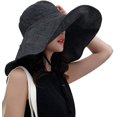 thumbnail image 1 of Ropa, calzado, etc. y complementos Sombrero de sol para mujer con ala ancha UPF 50+ Sombrero de verano Sombrero de playa plegable para mujer Zhivalor WMZL-1354-1, 1 of 2