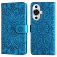 thumbnail image 1 of Funda tipo cartera GANGXUN para Huawei Nova 11 , diseño girasol, cuero PU, soporte, cierre magnético, tarjetero, 1 of 5