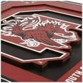 thumbnail image 2 of YTF NCAA South Carolina Gamecocks 3D Logo Series Wall Art 12X12, 2 of 4