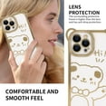thumbnail image 4 of Compatible with iPhone 12 Pro Max Plating Bear Case for Women Girls,Cute Sparkle Transparent Soft TPU Stylish Bear Pattern Shockproof Slim Luxury Clear Case Cover for iPhone 12 Pro Max-Gold, 4 of 13