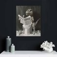 thumbnail image 4 of EastSmooth Funny Dinosaur Bathroom Decor Wall Art Black And White Bathroom Decor Dino Bathroom Pictures Canvas Print Modern Painting Artwork Home Decor For Office Bedroom Framed, 4 of 4