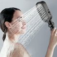 thumbnail image 1 of Yhmxh Home Decor Home Accessories Turbo Shower Head Home Bath Shower Nozzle Water Heater Filter Shower-3 Bathing Modes-One Pressurised Water Stop Function Shower Head Shower Head, 1 of 8