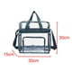 thumbnail image 4 of Bolso transparente Salvador Bolsas transparentes PVC Cremallera Resistente Agua Gris, 4 of 9