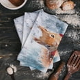 thumbnail image 3 of Towel Wipe Kitchen For Utensils Dishcloth Towels Hand Cloths Cleaning Microfiber Tree Christmas Squirrel Snowflake Christmas, 3 of 6