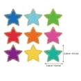 thumbnail image 2 of LEEYNEER OFFIGAM 45 Pieces Bulletin Board Paper Cutouts Star Cutouts for School Projects Multi, 2 of 7