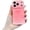 Pink, variant on Wavy Edge Love Heart Camera Protection Phone Case for iPhone (Red,iPhone 13 Pro)