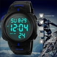 thumbnail image 3 of SKMEI Men's Digital Sports Watch Large Face Military Format Waterproof Stopwatch Alarm Wrist Watch, 3 of 9