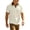 #01 Beige 【Mix, Match & Rotate: Stock Up on Daily Colors】, variant on Men's Vintage Color Block Lapel V Neck Short Sleeve Casual T Shirt Top Loose Fit Breathable Soft Quick Dry Daily Street Fashion Essential Gift For Him | JASKFLY,Beige L