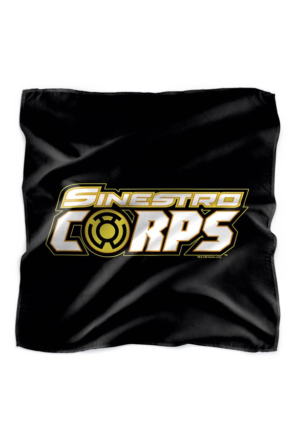 Green Lantern Sinestro Corps Logo Bandana (21 in x 21 in)