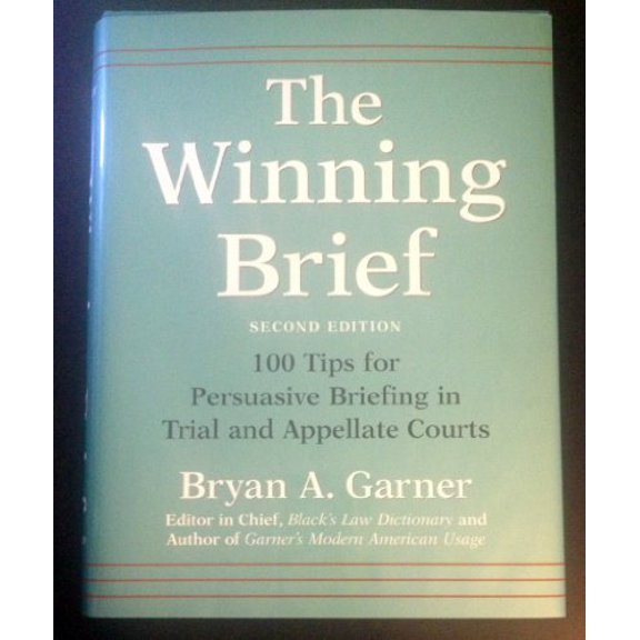 Pre-Owned The Winning Brief Hardcover