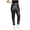Black, variant on Kids Boys Girls Sequin Leggings High Waist Sparkly Pants Glitter Trousers for Dance Party Club