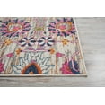 thumbnail image 4 of Nourison Passion Floral Silver 8' x 10' Area Rug, (8x10), 4 of 6