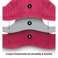 thumbnail image 5 of Voyager Step-in Plush Dog Harness by Best Pet Supplies - Fuchsia Corduroy, Large, 5 of 8