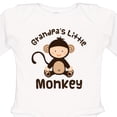thumbnail image 4 of Inktastic Grandpas Little Monkey Boys or Girls Long Sleeve Baby Bodysuit, 4 of 5