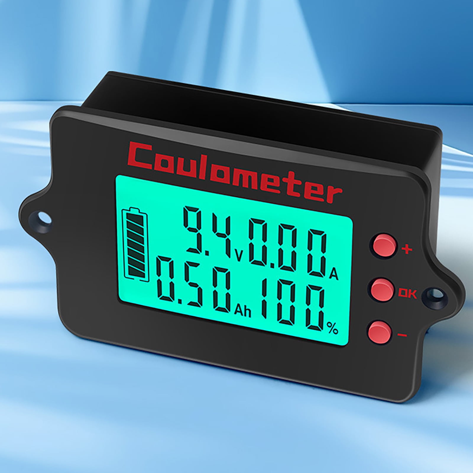 Digital Power Meter with Energy Storage Multifunction Voltages & Current Meter for Monitoring Voltages & Current Up to 100A