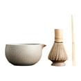 thumbnail image 4 of Siruishop Japanese Matcha Tea Set Ceramic Matcha Bowl,Matcha Tea Ceremony Set,Traditional Bamboo Matcha Whisk for Japanese Tea Utensils G, 4 of 8