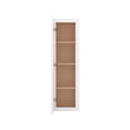 thumbnail image 6 of Furinno Shaker 1-Door-3 Shelves Wall Kitchen Cabinet, Ready to Assemble, 12 D x 12 W x 42 H, White, 6 of 9