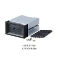 thumbnail image 3 of Monstrate Estante robusto de la jaula de HDD para el almacenamiento seguro del disco duro estante galvanizado durable de la jaula de la placa de Estaciones de acoplamiento para portátiles, 3 of 6