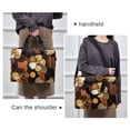 thumbnail image 6 of FORMRS 16" Laptop Bag Carrying Sleeve Case with Handle Travel Shoulder Briefcase, Gold Flower, 6 of 8