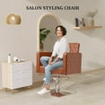 thumbnail image 4 of Salon Chair Hair Stylist Chair Hydraulic Rolling Swivel Barber Chair 360° Swivel, 4 of 9