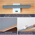 thumbnail image 2 of 45cmx500cm Non-Adhesive Non-Slip Drawer Bottom Mat, DIY Kitchen Cupboard Mat, EVA Plastic Furniture Protector (Grey Big Diamond), 2 of 4