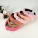 thumbnail image 5 of Unique Bargains 6 diademas para el pelo, diadema anudada ancha para mujer y niña, color rosa, naranja, marrón, 1,18 pulgadas de ancho, 5 of 7