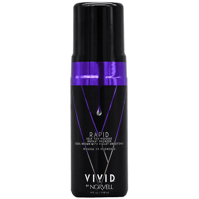 Mousse autobronceadora Norvell Vivid Rapid, 120 ml, marrón frío con violeta