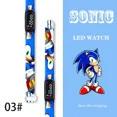 thumbnail image 5 of Relojes Sonic Figuras de acción Amy Rose Shadow Pulsera deportiva infantil Reloj digital impermeable para niños Reloj LED para niños Regalo, 5 of 5