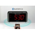 Emerson SmartSet Alarm Clock Radio with Bluetooth Speaker, USB Charger