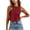 Wine(Tank Top), variant on GUACER Sleeveless Crew Neck Crop Top for Women Fitted Ribbed Tank Top, Casual Soft Stretchy Basic Tee