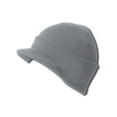 thumbnail image 1 of New Heather Grey Cuff Beanie Visor  Cap, 1 of 1