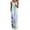 Light Blue, variant on Lenpel Overalls for Women Loose Sleeveless Spaghetti Strap Tie Dye Wide Leg Jumpsuits Bib Casual Rompers with Pockets