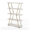 thumbnail image 3 of Furniture of America Ketano 5-Shelf Bookcase, Champagne, 3 of 7