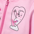 thumbnail image 5 of Care Bears Toddler Girls Jackets Love Heart Graphic Hooded Sweatshirts Valentines Gifts Sizes 2-6, 5 of 7