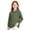 #A03-Dark Green, variant on Abcomgle Girls Uniform Shirts Size 10 Long Sleeve Pique Polo Shirt with Collar Button Down School Uniform Shirts for Girls Moisture-Wicking Classic Girls Pullover