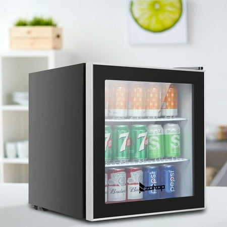 ZOKOP Small Refrigerator Mini Dorm Refrigerator Beverage Refrigerators 1.6Cu.Ft/46L/60CAN Mini Fridge Freezer