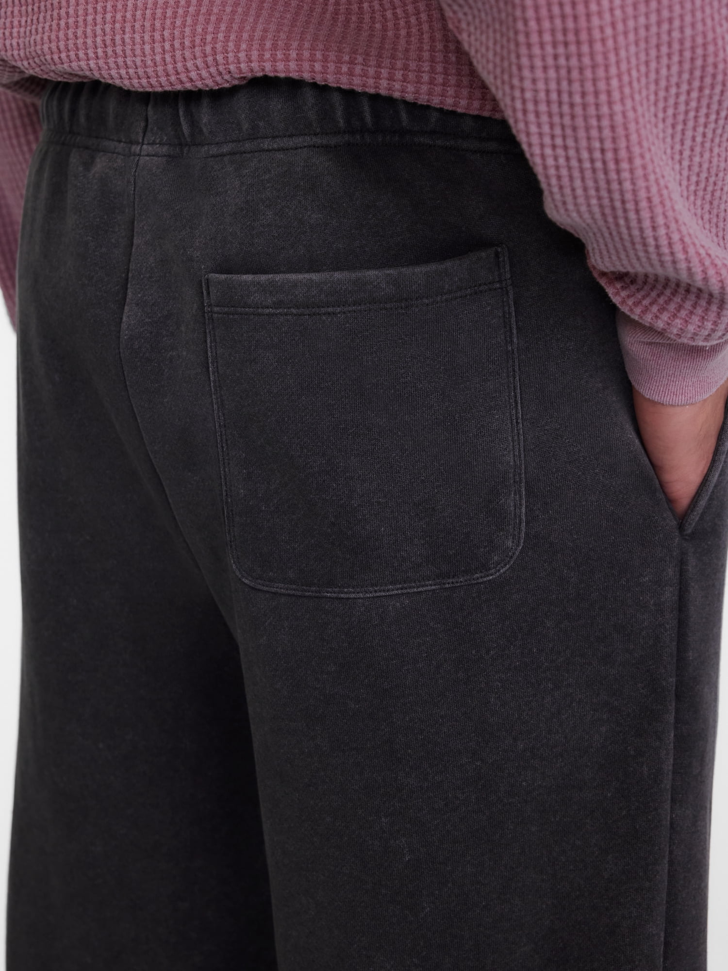 No Boundaries Heavyweight Fleece Open Hem Sweatpants, 30'' Inseam, Men's XS-3XL