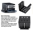 thumbnail image 3 of 2.5 Inch HDD Mounting Rack, Professional Heat Dissipation Hard Drive Storage Bracket Aluminium Alloy Rustproof  for IDE HDD SSD, 3 of 8