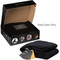 thumbnail image 1 of Black Battery Powered Heated Rechargeable Blanket by My Heat Wave - Portable Outdoor Cordless Blanket with USB Charging - 3 Heating Levels(Grey), 1 of 11
