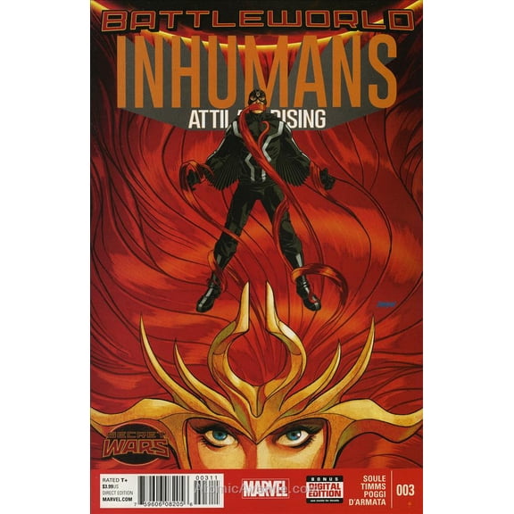 Inhumans: Attilan Rising #3 VF ; Marvel Comic Book