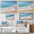 thumbnail image 4 of Designart "Harmonious Beach Oceanfront" Coastal Floater Framed Canvas Wall Art, 4 of 5