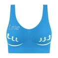 thumbnail image 4 of ylioge S-4X Womens Plus Size Sports Bras No Underwire Support Tshirt Bralettes Stretchy Pullover Push Up Breathable Full-Coverage Yoga Underwear Bra, 4 of 6