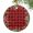 Black Red, variant on Christmas Holly Berry Pine Cone Christmas Ceramic Ornament 2026,3" Round Xmas Tree Hanging Accessories with Ribbon,Winter Snowflake Plant on Pink Pendant Ornaments for Holiday Gift Home Party Decor